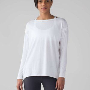 lululemon back in action long sleeve shirt